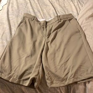 Greg Norman khaki golf shorts